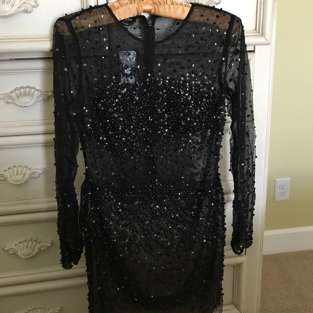 Bebe illusion dress